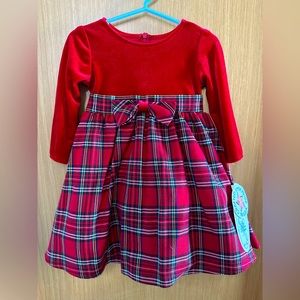 New Swea Pea & Lilli The Heirloom Collection Holiday Dress 12-18M